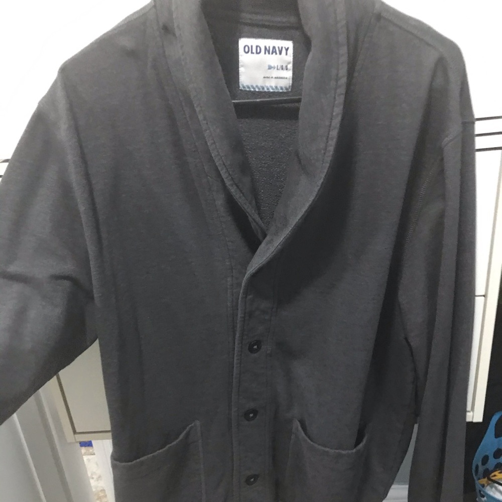 Grey cardigan with pockets